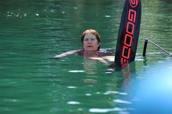 Photo Annie départ ski