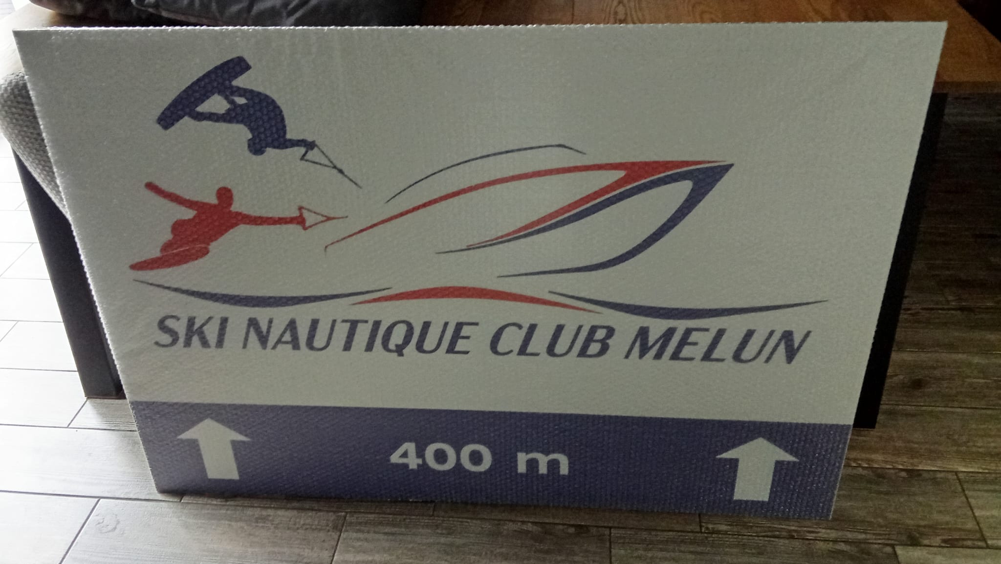 Photo du panneau de signalisation