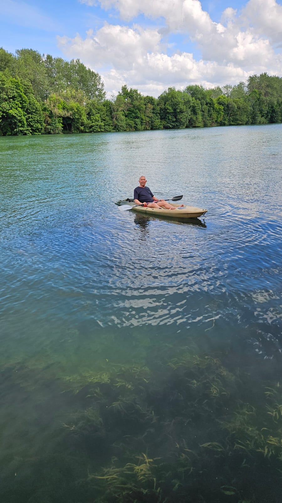 Photo de Philippe en canoë