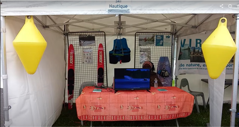 Photo du stand du club au festival des marins de la Noue